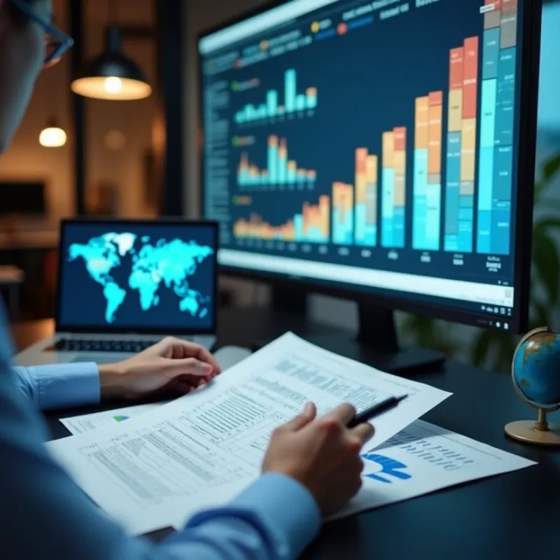 Financial analytics dashboard
