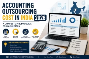 Accounting outsourcing cost in India 2026 pricing guide for businesses.